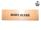 Man's Beard - Coffret en Bois de Luxe & Sa Shavette en bois Sublimée - Haute Qualité