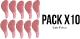 MACADAMIA - Pack x10 Brosses - Pink No Tangle Brush